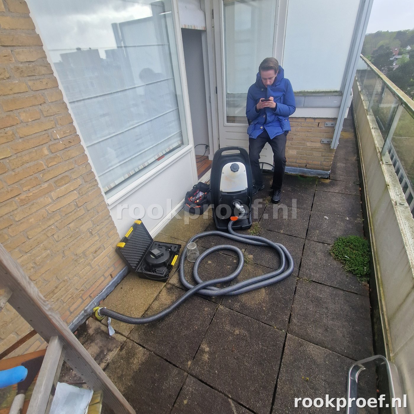 Rookproef apparatuur Rotterdam — Trotec rookgenerator lekdetectie